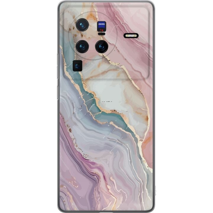 Mobilskal till vivo X80 Pro med Marmor motiv i gruppen SMARTPHONE & SURFPLATTOR / Mobilskydd / vivo hos TP E-commerce Nordic AB (A63705)