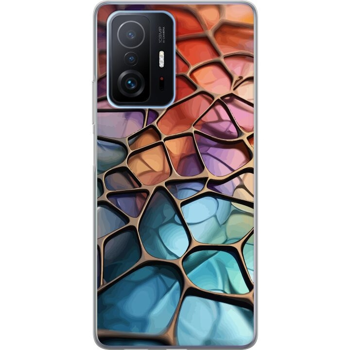 Mobilskal till Xiaomi 11T Pro med Metalliskt mönster motiv i gruppen SMARTPHONE & SURFPLATTOR / Mobilskydd / Xiaomi hos TP E-commerce Nordic AB (A63801)