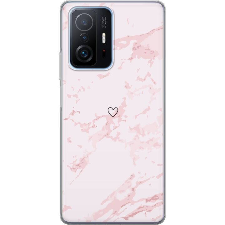 Mobilskal till Xiaomi 11T Pro med Rosa Hjärta motiv i gruppen SMARTPHONE & SURFPLATTOR / Mobilskydd / Xiaomi hos TP E-commerce Nordic AB (A63814)