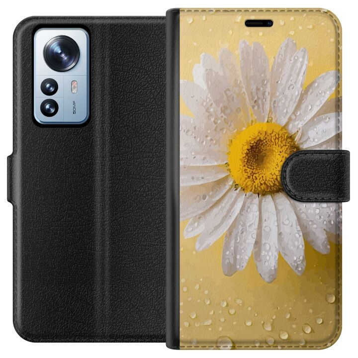 Plånboksfodral till Xiaomi 12 Pro med Porslinsblomma motiv i gruppen SMARTPHONE & SURFPLATTOR / Mobilskydd / Xiaomi hos TP E-commerce Nordic AB (A63899)