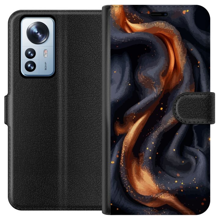 Plånboksfodral till Xiaomi 12 Pro med Eldigt silke motiv i gruppen SMARTPHONE & SURFPLATTOR / Mobilskydd / Xiaomi hos TP E-commerce Nordic AB (A63900)