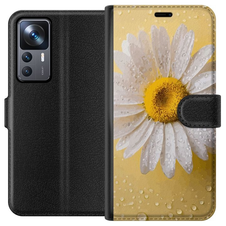 Plånboksfodral till Xiaomi 12T med Porslinsblomma motiv i gruppen SMARTPHONE & SURFPLATTOR / Mobilskydd / Xiaomi hos TP E-commerce Nordic AB (A63953)