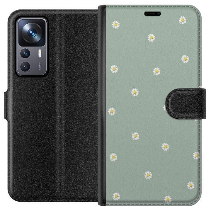 Plånboksfodral till Xiaomi 12T med Prästkragar motiv i gruppen SMARTPHONE & SURFPLATTOR / Mobilskydd / Xiaomi hos TP E-commerce Nordic AB (A63957)