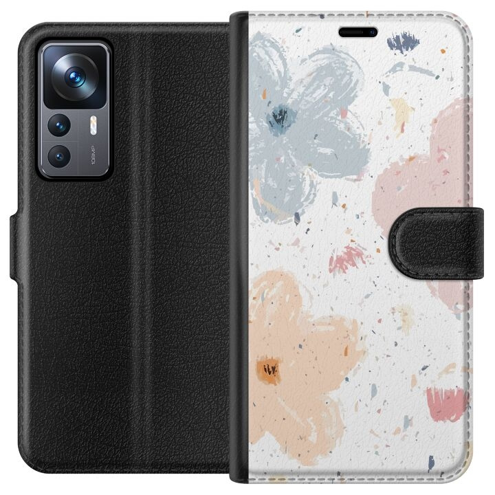 Plånboksfodral till Xiaomi 12T med Blommor motiv i gruppen SMARTPHONE & SURFPLATTOR / Mobilskydd / Xiaomi hos TP E-commerce Nordic AB (A63965)