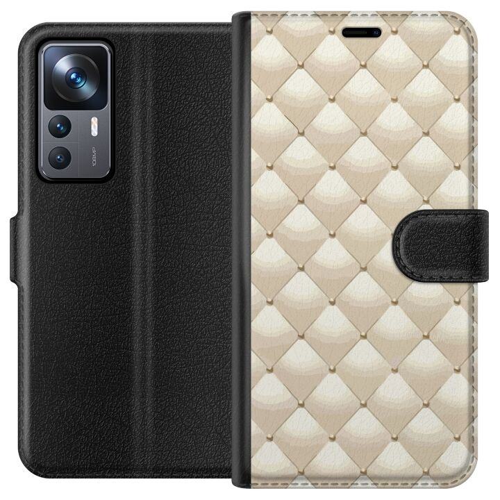 Plånboksfodral till Xiaomi 12T med Guldglans motiv i gruppen SMARTPHONE & SURFPLATTOR / Mobilskydd / Xiaomi hos TP E-commerce Nordic AB (A63979)