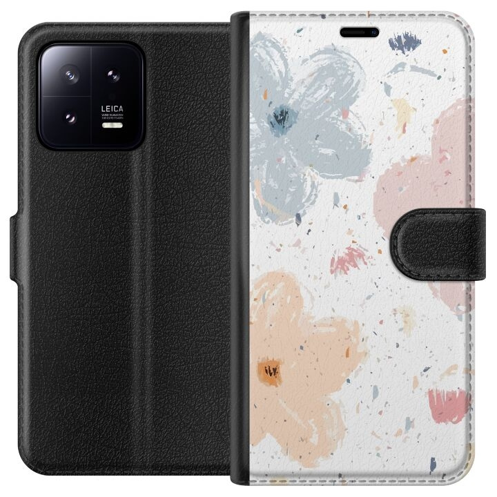 Plånboksfodral till Xiaomi 13 med Blommor motiv i gruppen SMARTPHONE & SURFPLATTOR / Mobilskydd / Xiaomi hos TP E-commerce Nordic AB (A64073)