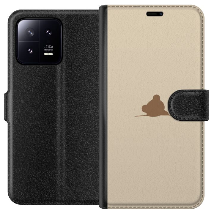 Plånboksfodral till Xiaomi 13 med Nalle motiv i gruppen SMARTPHONE & SURFPLATTOR / Mobilskydd / Xiaomi hos TP E-commerce Nordic AB (A64081)