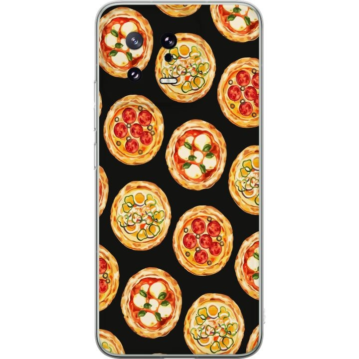 Mobilskal till Xiaomi 13 med Pizza motiv i gruppen SMARTPHONE & SURFPLATTOR / Mobilskydd / Xiaomi hos TP E-commerce Nordic AB (A64101)
