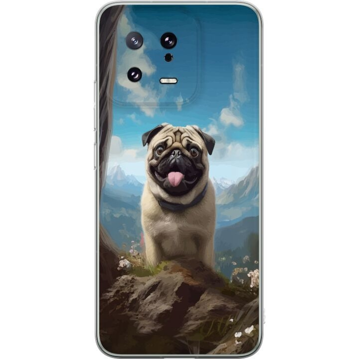Mobilskal till Xiaomi 13 med Glad Hund motiv i gruppen SMARTPHONE & SURFPLATTOR / Mobilskydd / Xiaomi hos TP E-commerce Nordic AB (A64106)
