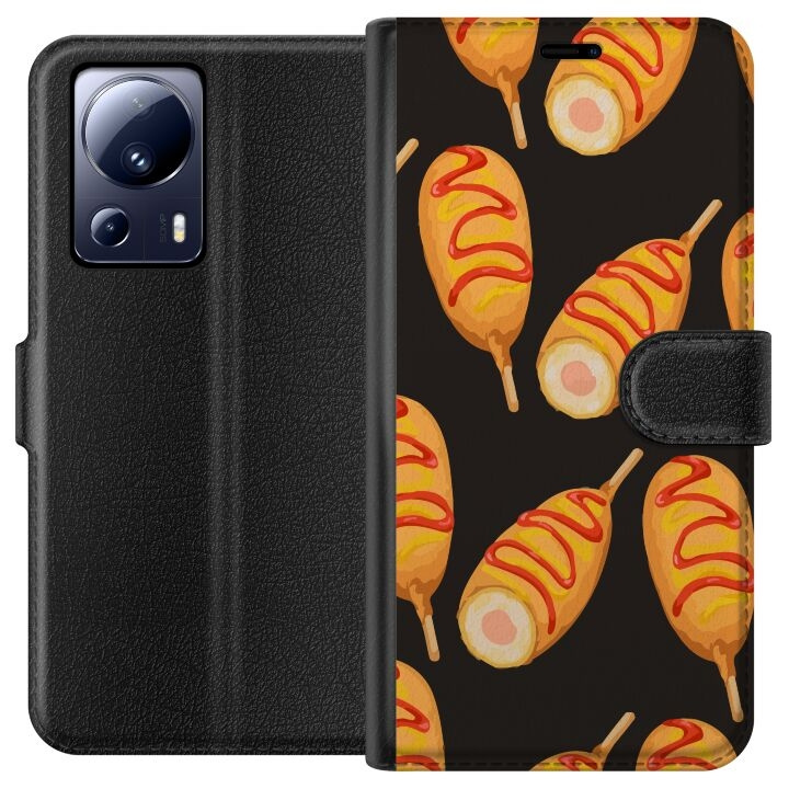 Plånboksfodral till Xiaomi 13 Lite med Kycklingklubba motiv i gruppen SMARTPHONE & SURFPLATTOR / Mobilskydd / Xiaomi hos TP E-commerce Nordic AB (A64124)