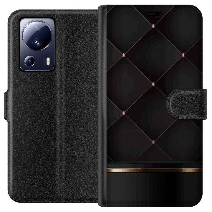 Plånboksfodral till Xiaomi 13 Lite med Lyxig linje motiv i gruppen SMARTPHONE & SURFPLATTOR / Mobilskydd / Xiaomi hos TP E-commerce Nordic AB (A64130)