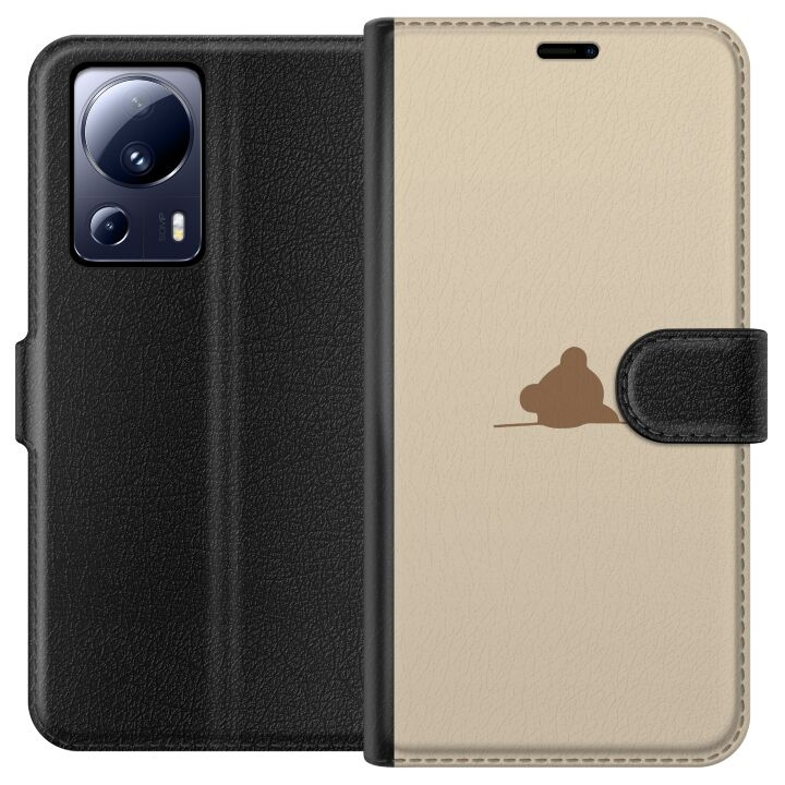 Plånboksfodral till Xiaomi 13 Lite med Nalle motiv i gruppen SMARTPHONE & SURFPLATTOR / Mobilskydd / Xiaomi hos TP E-commerce Nordic AB (A64135)