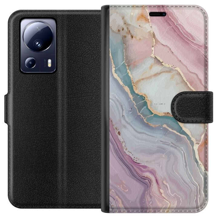 Plånboksfodral till Xiaomi 13 Lite med Marmor motiv i gruppen SMARTPHONE & SURFPLATTOR / Mobilskydd / Xiaomi hos TP E-commerce Nordic AB (A64137)
