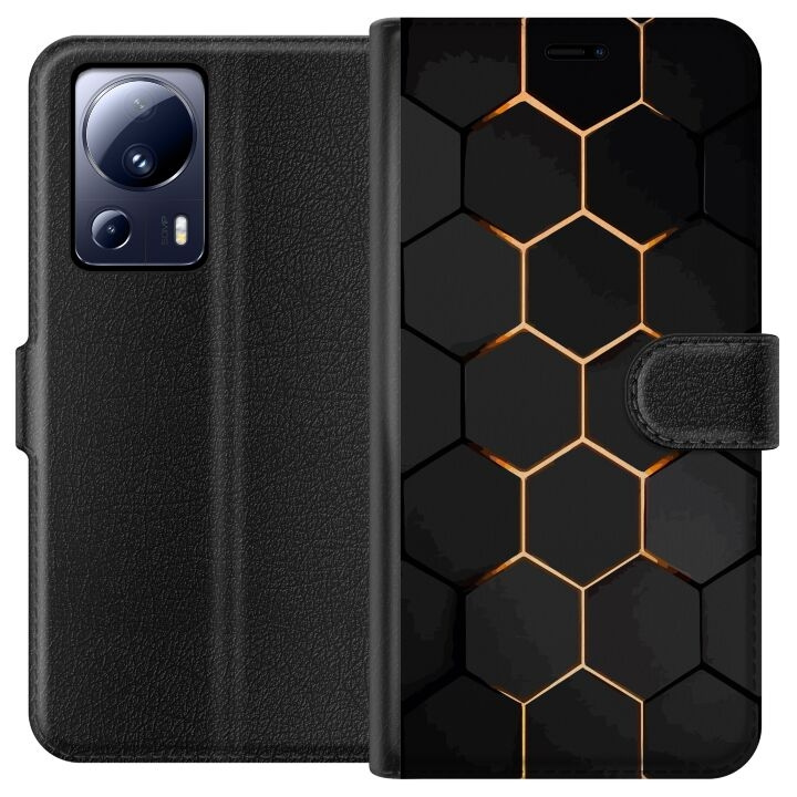 Plånboksfodral till Xiaomi 13 Lite med Lyxigt Mönster motiv i gruppen SMARTPHONE & SURFPLATTOR / Mobilskydd / Xiaomi hos TP E-commerce Nordic AB (A64140)
