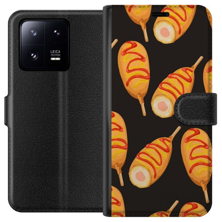 Plånboksfodral till Xiaomi 13 Pro med Kycklingklubba motiv i gruppen SMARTPHONE & SURFPLATTOR / Mobilskydd / Xiaomi hos TP E-commerce Nordic AB (A64178)