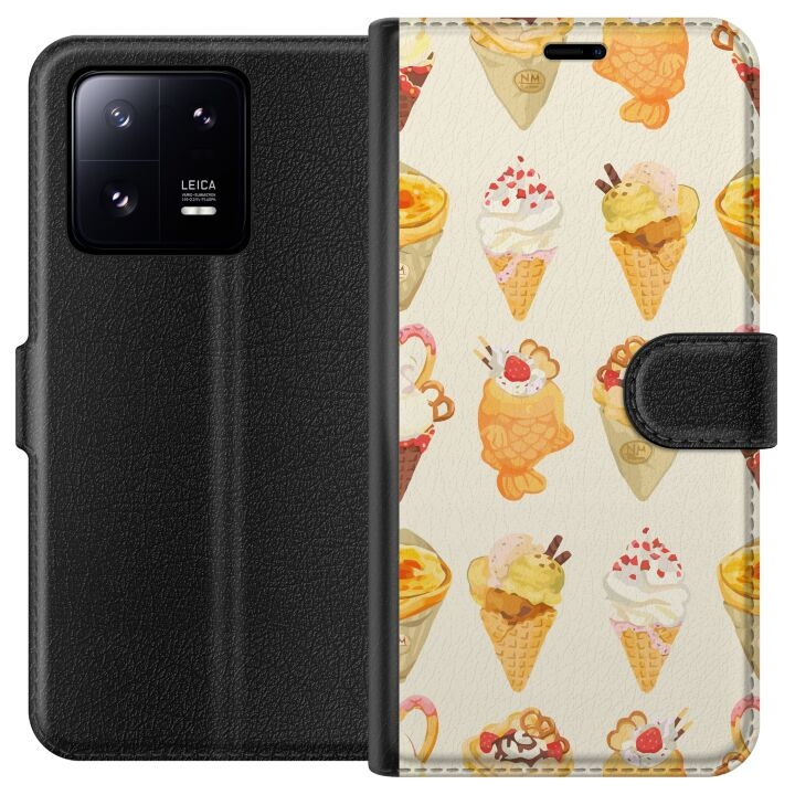 Plånboksfodral till Xiaomi 13 Pro med Glassigt motiv i gruppen SMARTPHONE & SURFPLATTOR / Mobilskydd / Xiaomi hos TP E-commerce Nordic AB (A64180)