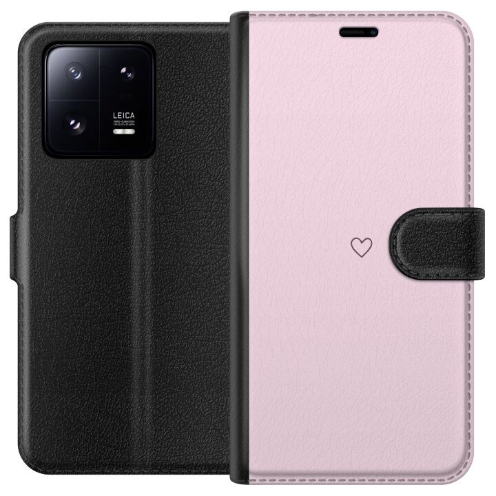 Plånboksfodral till Xiaomi 13 Pro med Hjärta motiv i gruppen SMARTPHONE & SURFPLATTOR / Mobilskydd / Xiaomi hos TP E-commerce Nordic AB (A64188)