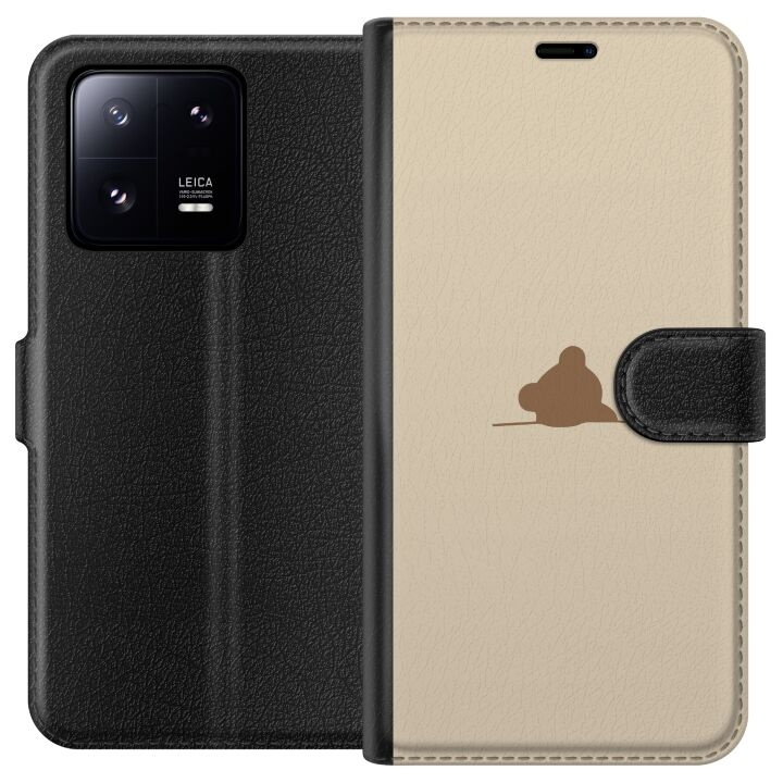 Plånboksfodral till Xiaomi 13 Pro med Nalle motiv i gruppen SMARTPHONE & SURFPLATTOR / Mobilskydd / Xiaomi hos TP E-commerce Nordic AB (A64189)