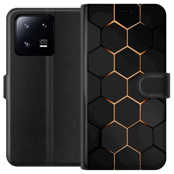 Plånboksfodral till Xiaomi 13 Pro med Lyxigt Mönster motiv i gruppen SMARTPHONE & SURFPLATTOR / Mobilskydd / Xiaomi hos TP E-commerce Nordic AB (A64194)