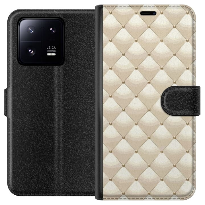 Plånboksfodral till Xiaomi 13 Pro med Guldglans motiv i gruppen SMARTPHONE & SURFPLATTOR / Mobilskydd / Xiaomi hos TP E-commerce Nordic AB (A64195)