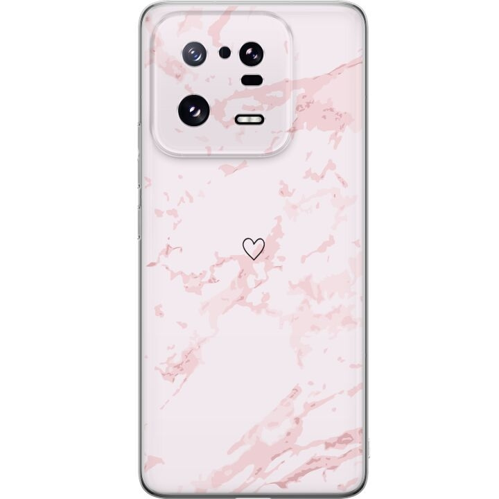 Mobilskal till Xiaomi 13 Pro med Rosa Hjärta motiv i gruppen SMARTPHONE & SURFPLATTOR / Mobilskydd / Xiaomi hos TP E-commerce Nordic AB (A64219)