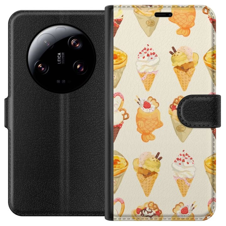 Plånboksfodral till Xiaomi 13 Ultra med Glassigt motiv i gruppen SMARTPHONE & SURFPLATTOR / Mobilskydd / Xiaomi hos TP E-commerce Nordic AB (A64288)
