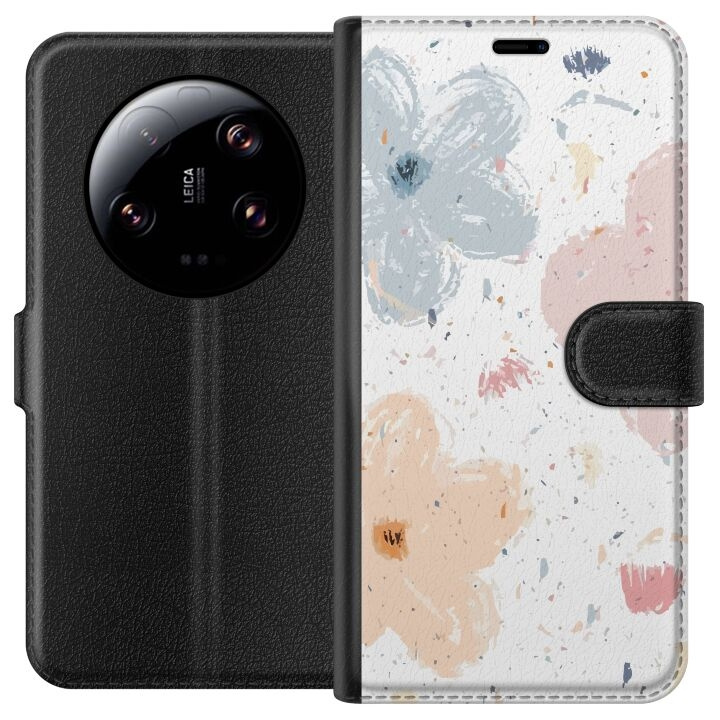 Plånboksfodral till Xiaomi 13 Ultra med Blommor motiv i gruppen SMARTPHONE & SURFPLATTOR / Mobilskydd / Xiaomi hos TP E-commerce Nordic AB (A64289)