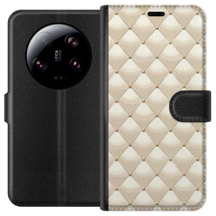 Plånboksfodral till Xiaomi 13 Ultra med Guldglans motiv i gruppen SMARTPHONE & SURFPLATTOR / Mobilskydd / Xiaomi hos TP E-commerce Nordic AB (A64303)