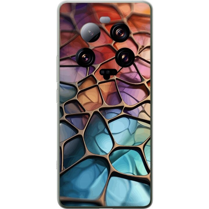 Mobilskal till Xiaomi 13 Ultra med Metalliskt mönster motiv i gruppen SMARTPHONE & SURFPLATTOR / Mobilskydd / Xiaomi hos TP E-commerce Nordic AB (A64314)