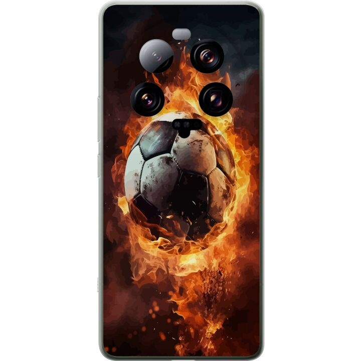 Mobilskal till Xiaomi 13 Ultra med Fotboll motiv i gruppen SMARTPHONE & SURFPLATTOR / Mobilskydd / Xiaomi hos TP E-commerce Nordic AB (A64325)
