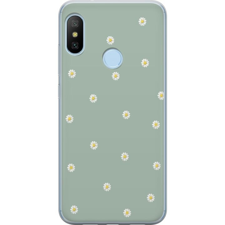 Mobilskal till Xiaomi Mi A2 Lite med Prästkragar motiv i gruppen SMARTPHONE & SURFPLATTOR / Mobilskydd / Xiaomi hos TP E-commerce Nordic AB (A64416)