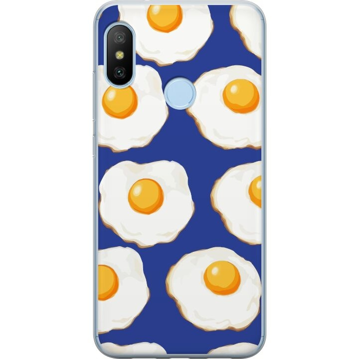 Mobilskal till Xiaomi Mi A2 Lite med Stekta ägg motiv i gruppen SMARTPHONE & SURFPLATTOR / Mobilskydd / Xiaomi hos TP E-commerce Nordic AB (A64418)