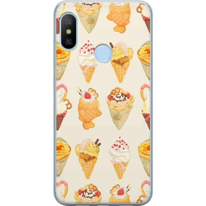 Mobilskal till Xiaomi Mi A2 Lite med Glassigt motiv i gruppen SMARTPHONE & SURFPLATTOR / Mobilskydd / Xiaomi hos TP E-commerce Nordic AB (A64423)