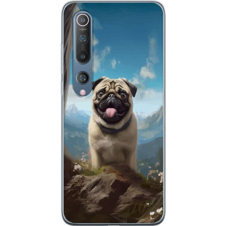 Mobilskal till Xiaomi Mi 10 5G med Glad Hund motiv i gruppen SMARTPHONE & SURFPLATTOR / Mobilskydd / Xiaomi hos TP E-commerce Nordic AB (A64484)