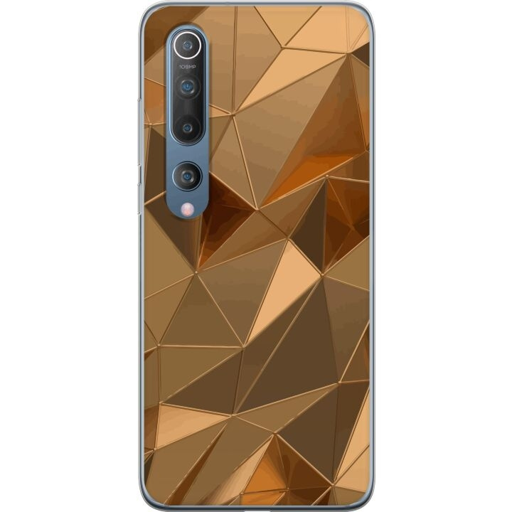 Mobilskal till Xiaomi Mi 10 5G med 3D Guld motiv i gruppen SMARTPHONE & SURFPLATTOR / Mobilskydd / Xiaomi hos TP E-commerce Nordic AB (A64490)