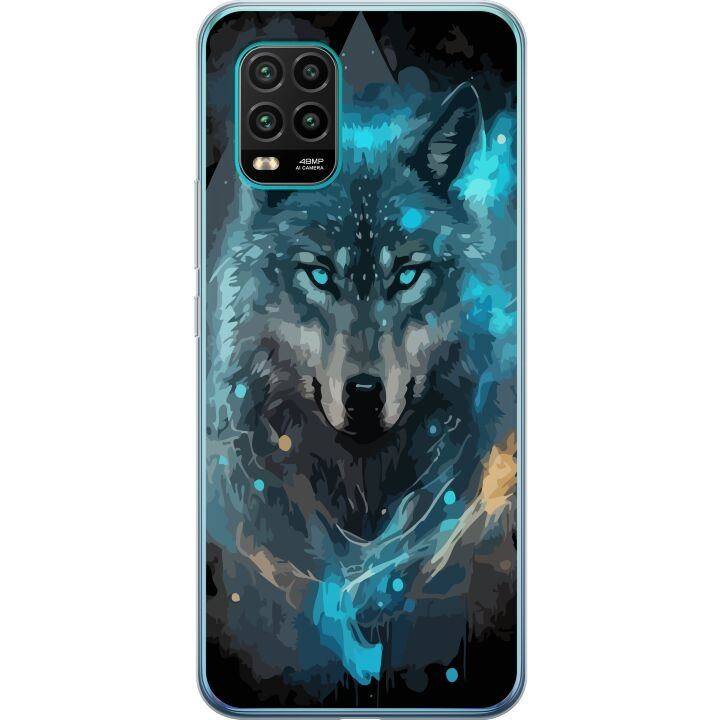Mobilskal till Xiaomi Mi 10 Lite 5G med Varg motiv i gruppen SMARTPHONE & SURFPLATTOR / Mobilskydd / Xiaomi hos TP E-commerce Nordic AB (A64525)