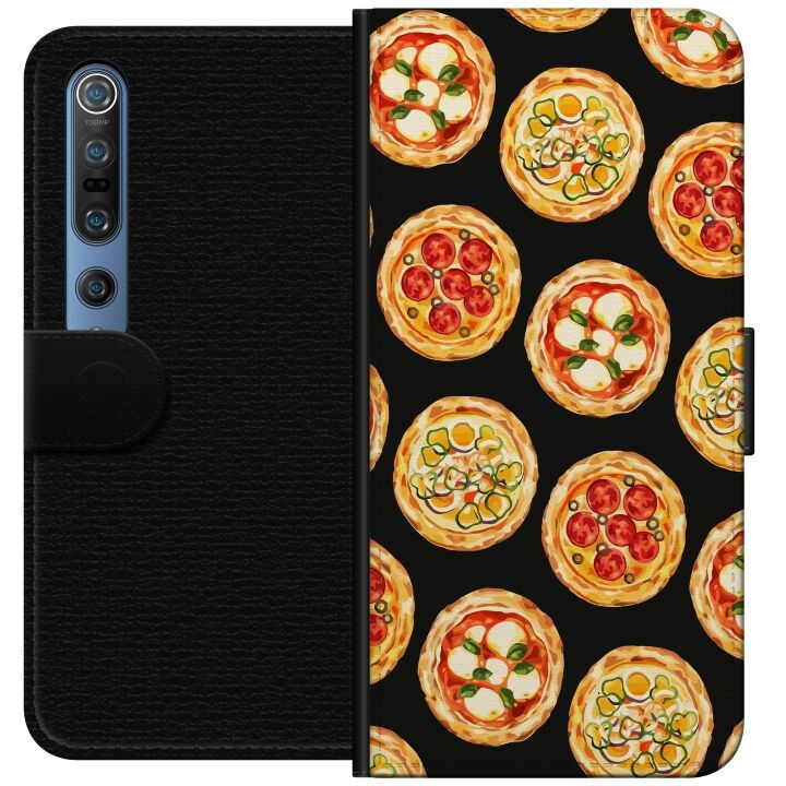 Plånboksfodral till Xiaomi Mi 10 Pro 5G med Pizza motiv i gruppen SMARTPHONE & SURFPLATTOR / Mobilskydd / Xiaomi hos TP E-commerce Nordic AB (A64560)