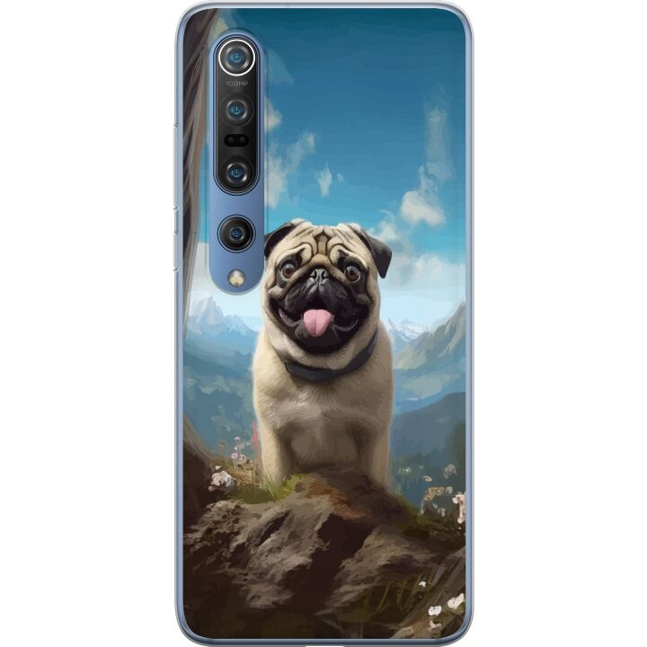Mobilskal till Xiaomi Mi 10 Pro 5G med Glad Hund motiv i gruppen SMARTPHONE & SURFPLATTOR / Mobilskydd / Xiaomi hos TP E-commerce Nordic AB (A64592)