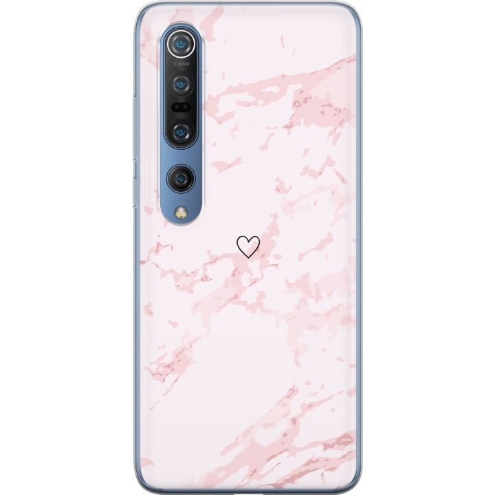 Mobilskal till Xiaomi Mi 10 Pro 5G med Rosa Hjärta motiv i gruppen SMARTPHONE & SURFPLATTOR / Mobilskydd / Xiaomi hos TP E-commerce Nordic AB (A64597)