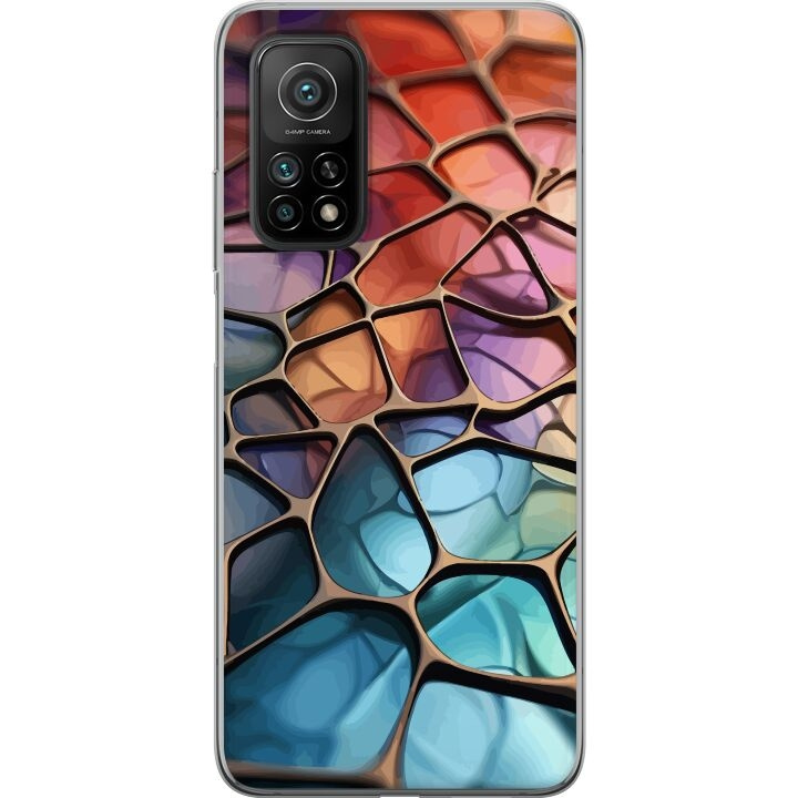 Mobilskal till Xiaomi Mi 10T 5G med Metalliskt mönster motiv i gruppen SMARTPHONE & SURFPLATTOR / Mobilskydd / Xiaomi hos TP E-commerce Nordic AB (A64638)