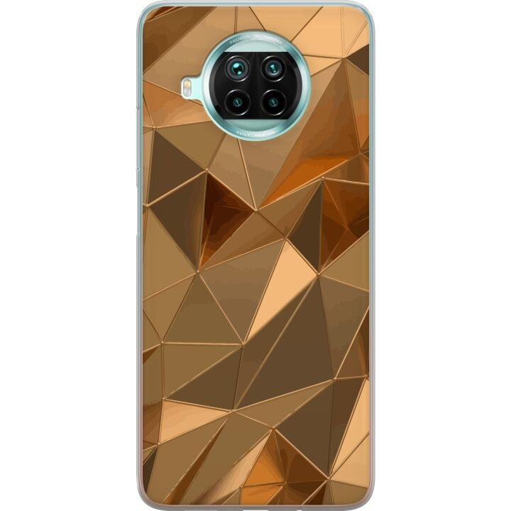 Mobilskal till Xiaomi Mi 10T Lite 5G med 3D Guld motiv i gruppen SMARTPHONE & SURFPLATTOR / Mobilskydd / Xiaomi hos TP E-commerce Nordic AB (A64679)
