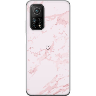 Mobilskal till Xiaomi Mi 10T Pro 5G med Rosa Hjärta motiv