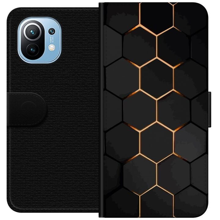 Plånboksfodral till Xiaomi Mi 11 med Lyxigt Mönster motiv i gruppen SMARTPHONE & SURFPLATTOR / Mobilskydd / Xiaomi hos TP E-commerce Nordic AB (A64761)