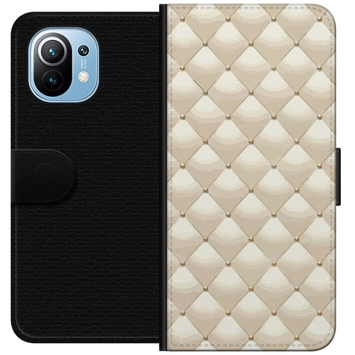 Plånboksfodral till Xiaomi Mi 11 med Guldglans motiv i gruppen SMARTPHONE & SURFPLATTOR / Mobilskydd / Xiaomi hos TP E-commerce Nordic AB (A64762)