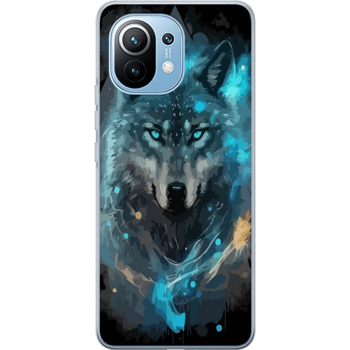 Mobilskal till Xiaomi Mi 11 med Varg motiv i gruppen SMARTPHONE & SURFPLATTOR / Mobilskydd / Xiaomi hos TP E-commerce Nordic AB (A64768)