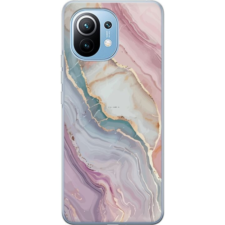 Mobilskal till Xiaomi Mi 11 med Marmor motiv i gruppen SMARTPHONE & SURFPLATTOR / Mobilskydd / Xiaomi hos TP E-commerce Nordic AB (A64785)