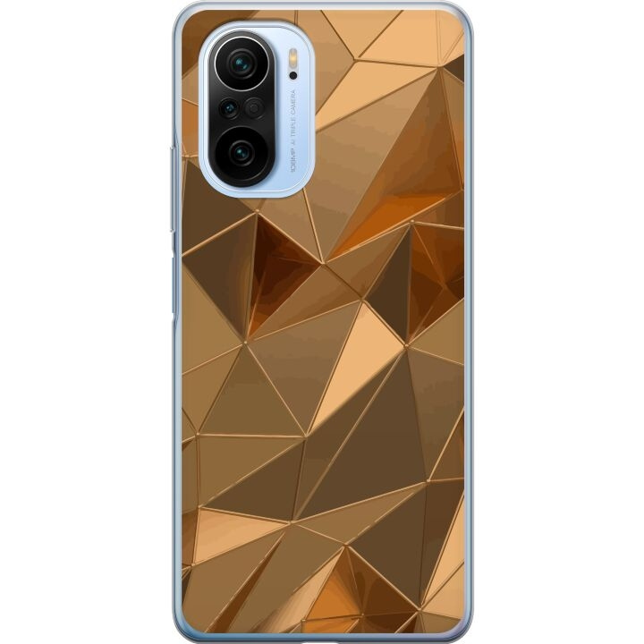 Mobilskal till Xiaomi Mi 11i med 3D Guld motiv i gruppen SMARTPHONE & SURFPLATTOR / Mobilskydd / Xiaomi hos TP E-commerce Nordic AB (A64841)