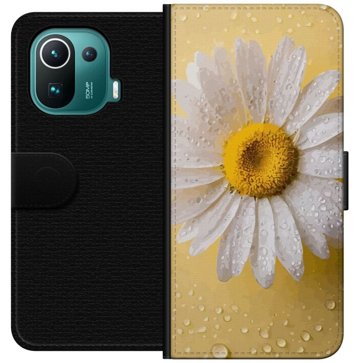 Plånboksfodral till Xiaomi Mi 11 Pro med Porslinsblomma motiv i gruppen SMARTPHONE & SURFPLATTOR / Mobilskydd / Xiaomi hos TP E-commerce Nordic AB (A64898)