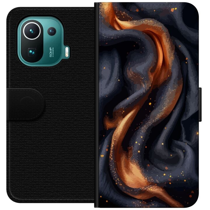 Plånboksfodral till Xiaomi Mi 11 Pro med Eldigt silke motiv i gruppen SMARTPHONE & SURFPLATTOR / Mobilskydd / Xiaomi hos TP E-commerce Nordic AB (A64899)