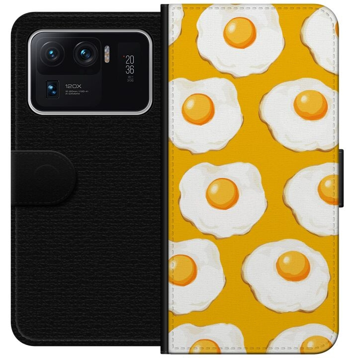 Plånboksfodral till Xiaomi Mi 11 Ultra med Stekt ägg motiv i gruppen SMARTPHONE & SURFPLATTOR / Mobilskydd / Xiaomi hos TP E-commerce Nordic AB (A64954)